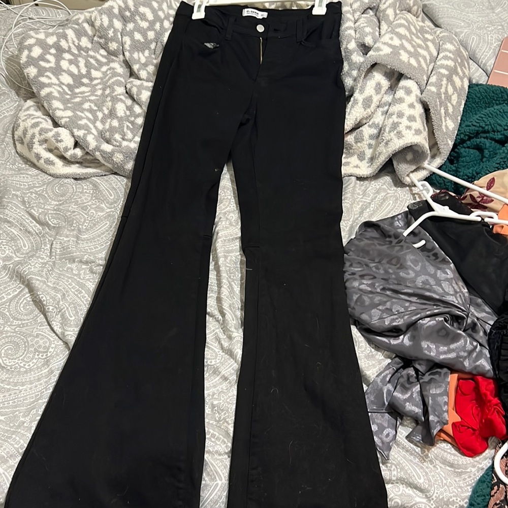 Flare jeans black